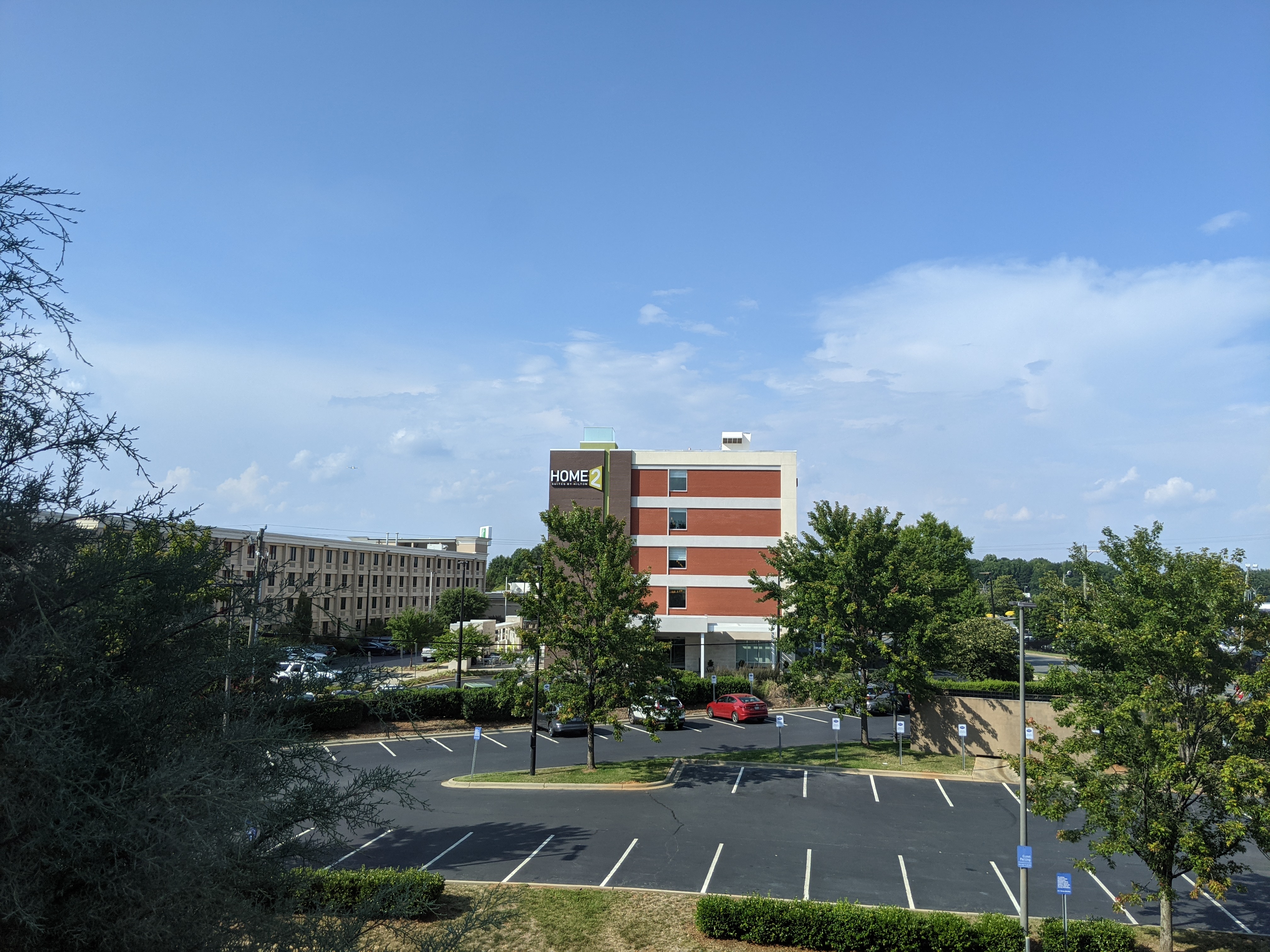Hampton Inn and Suites Charlotte Airport King Bed Suite View