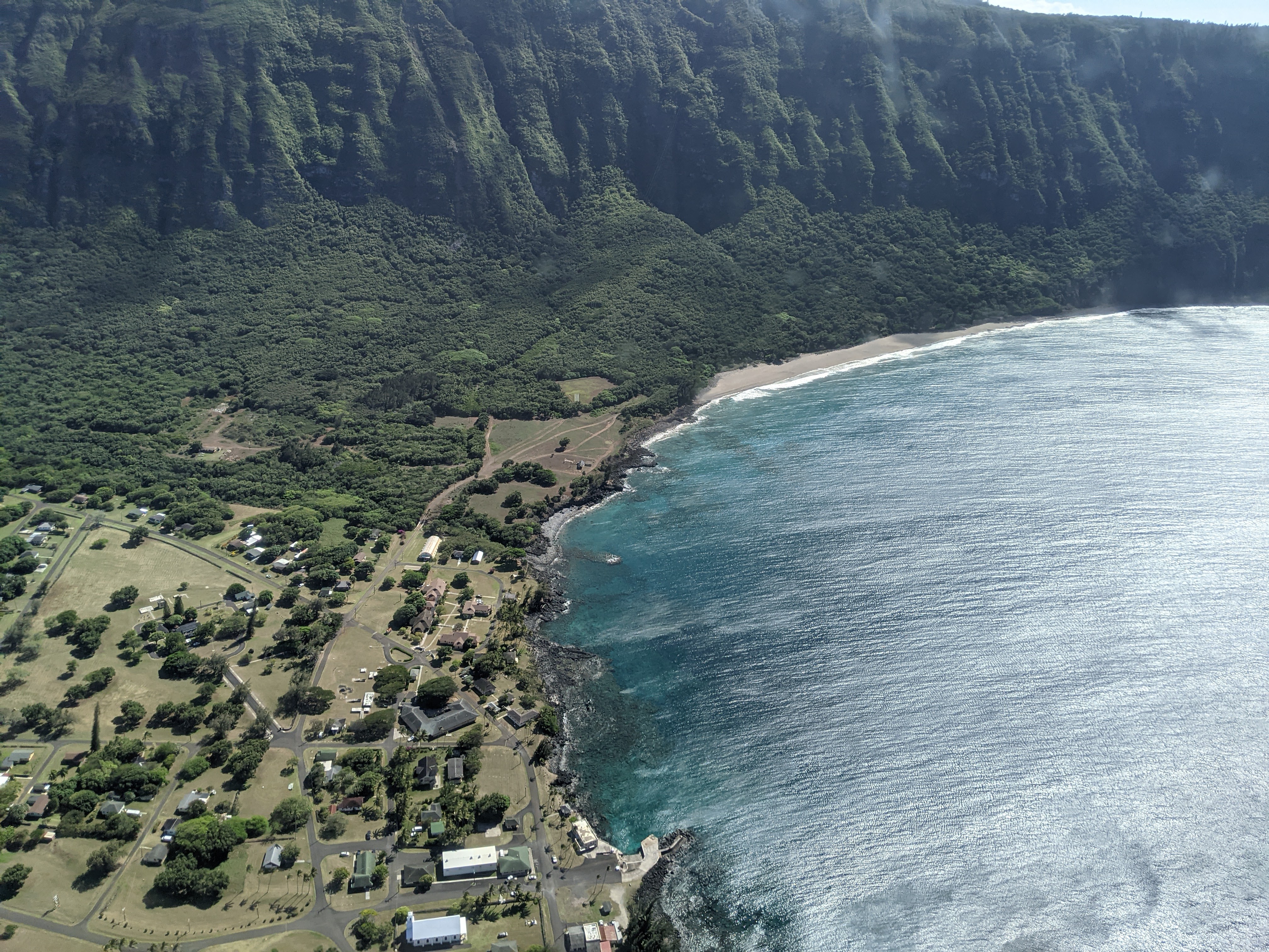 Mokulele Airlines View of Kalaupapa 