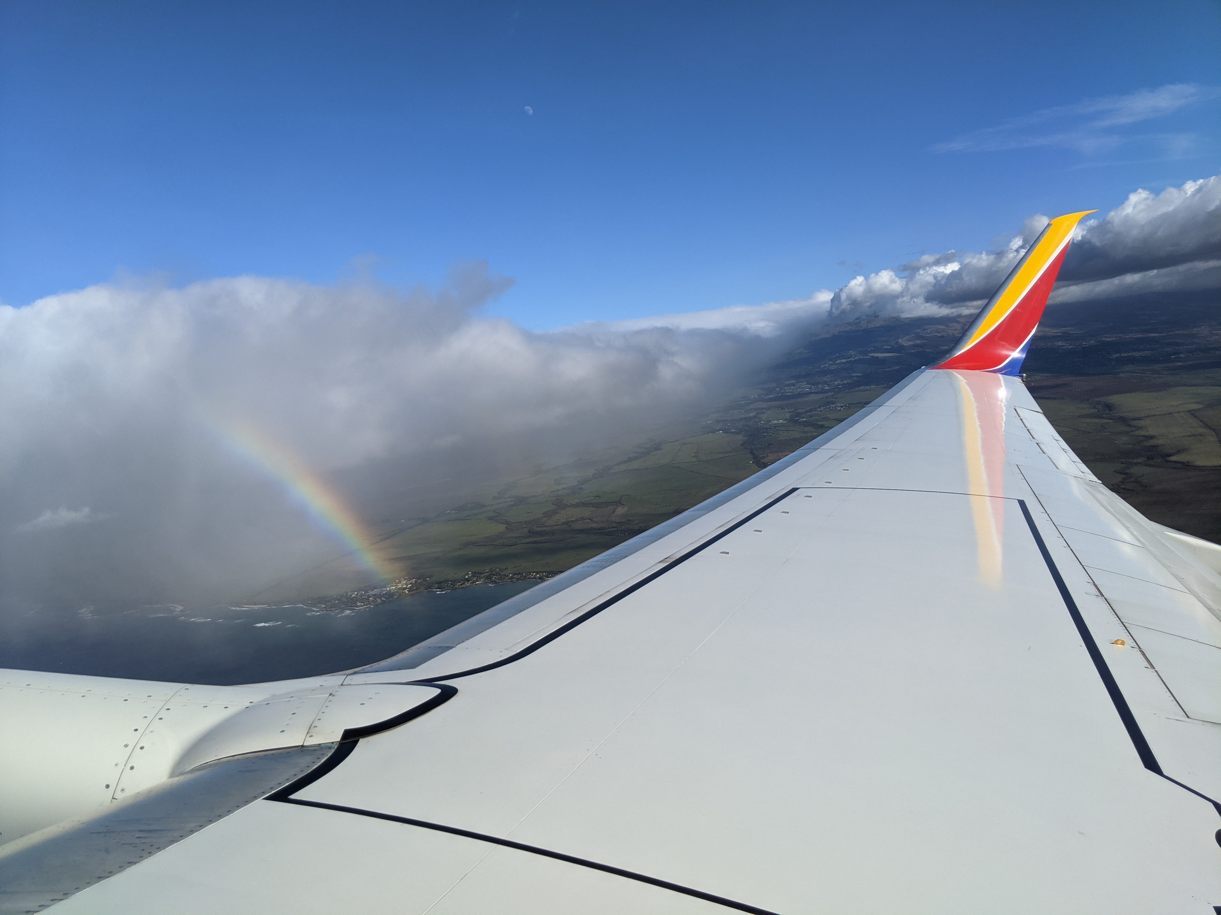 Southwest Airlines Departure Rainbow