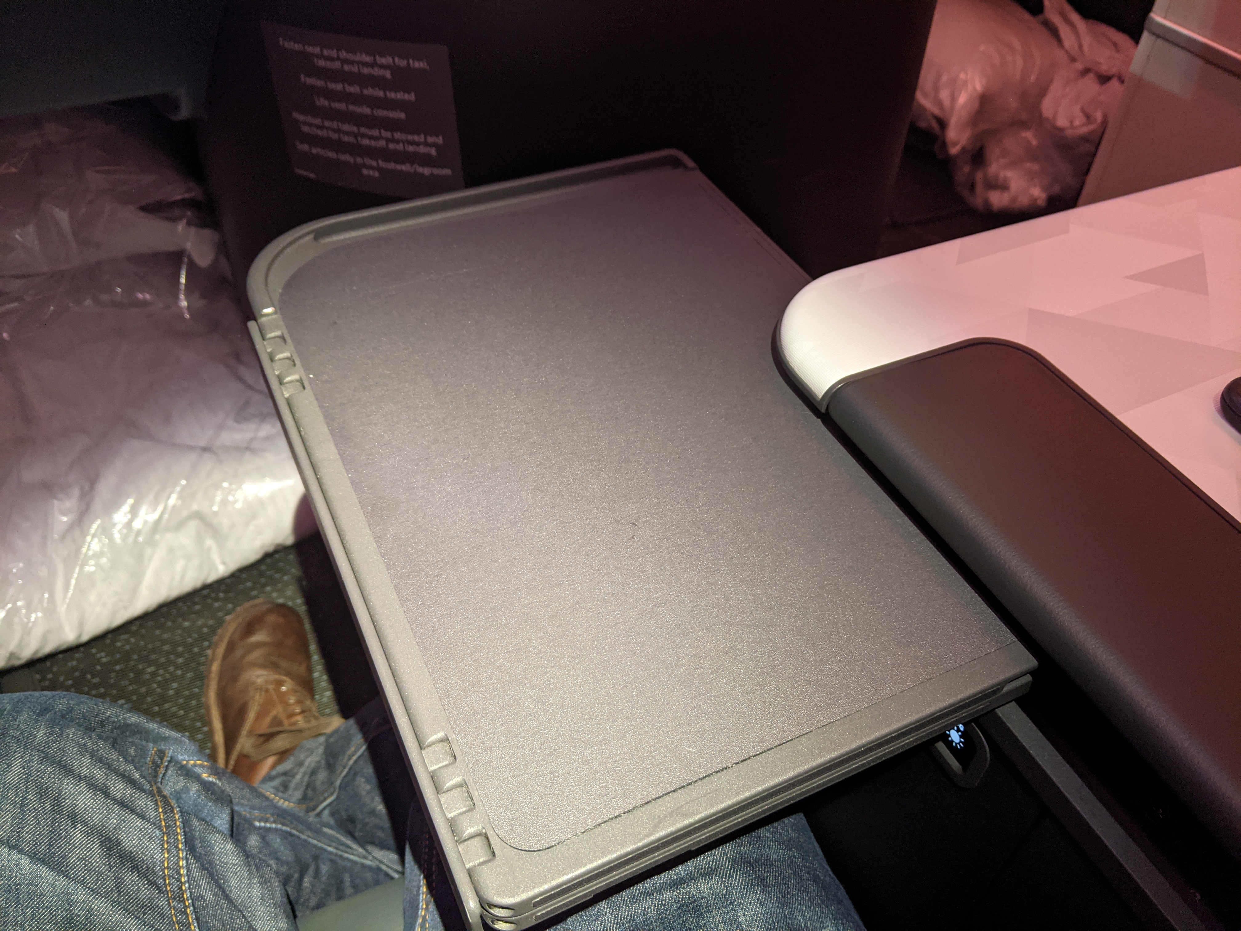 Delta 767-400 Delta One Meal