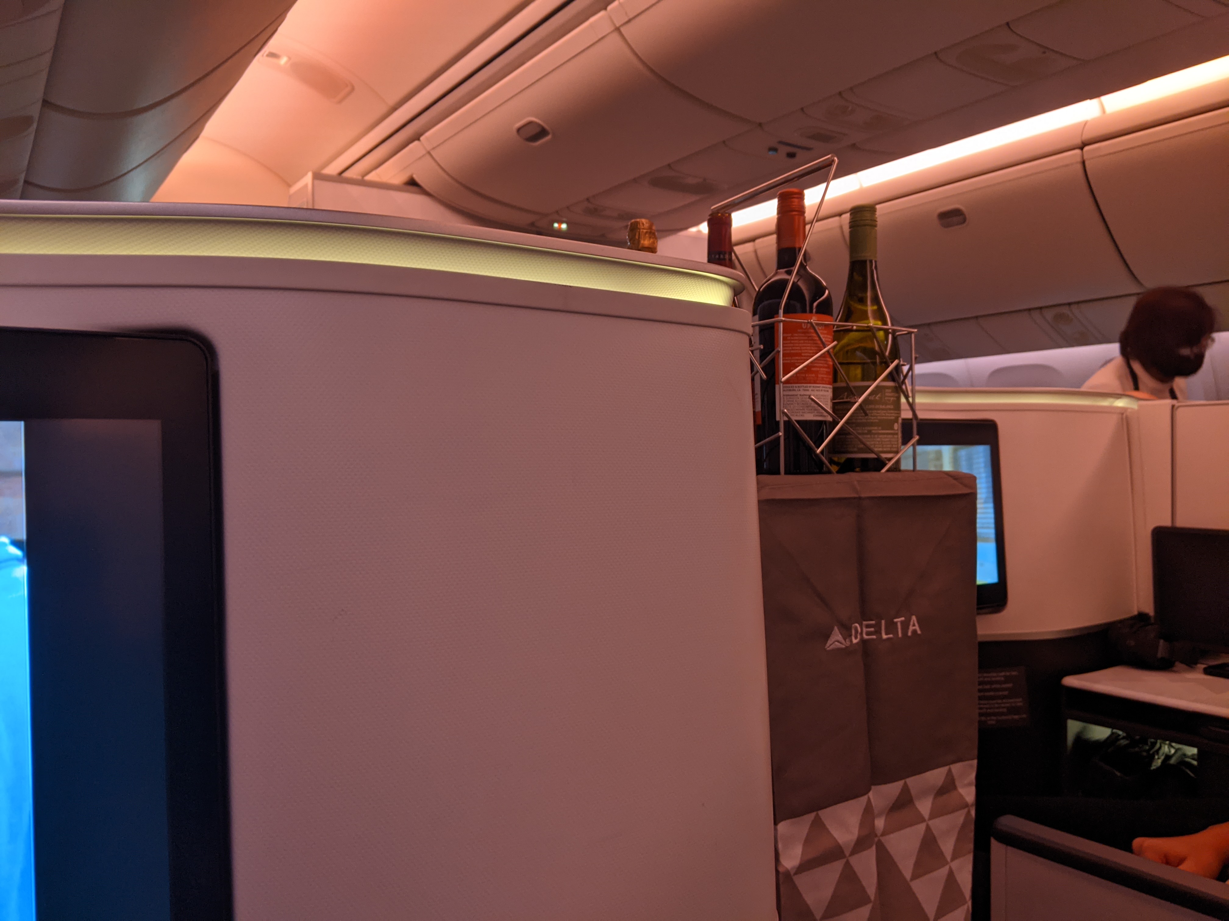 Delta 767-400 Delta One Meal