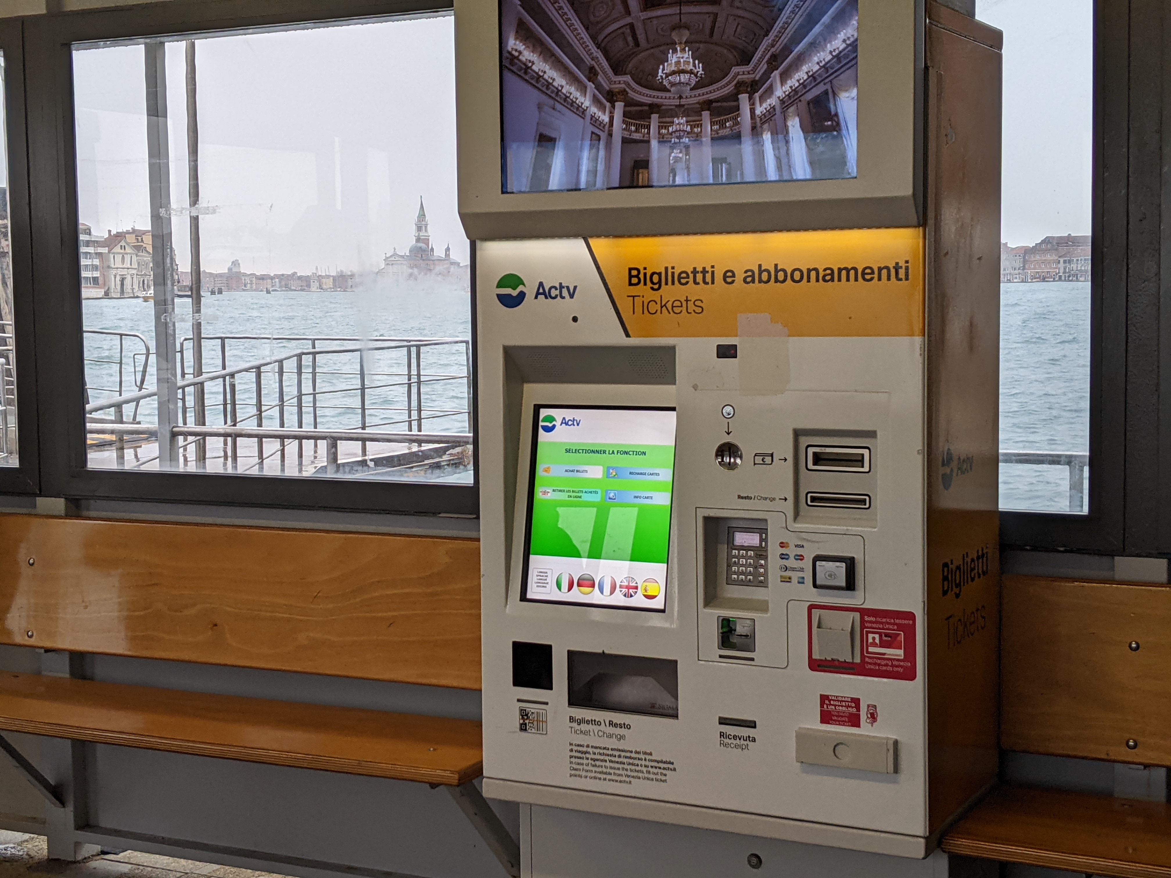 Vaporetto Ticket Machine
