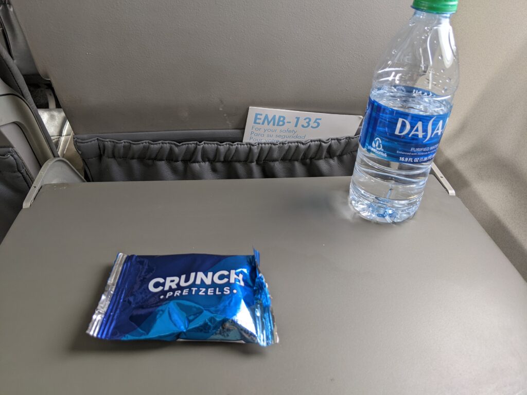 Contour Airlines In flight service