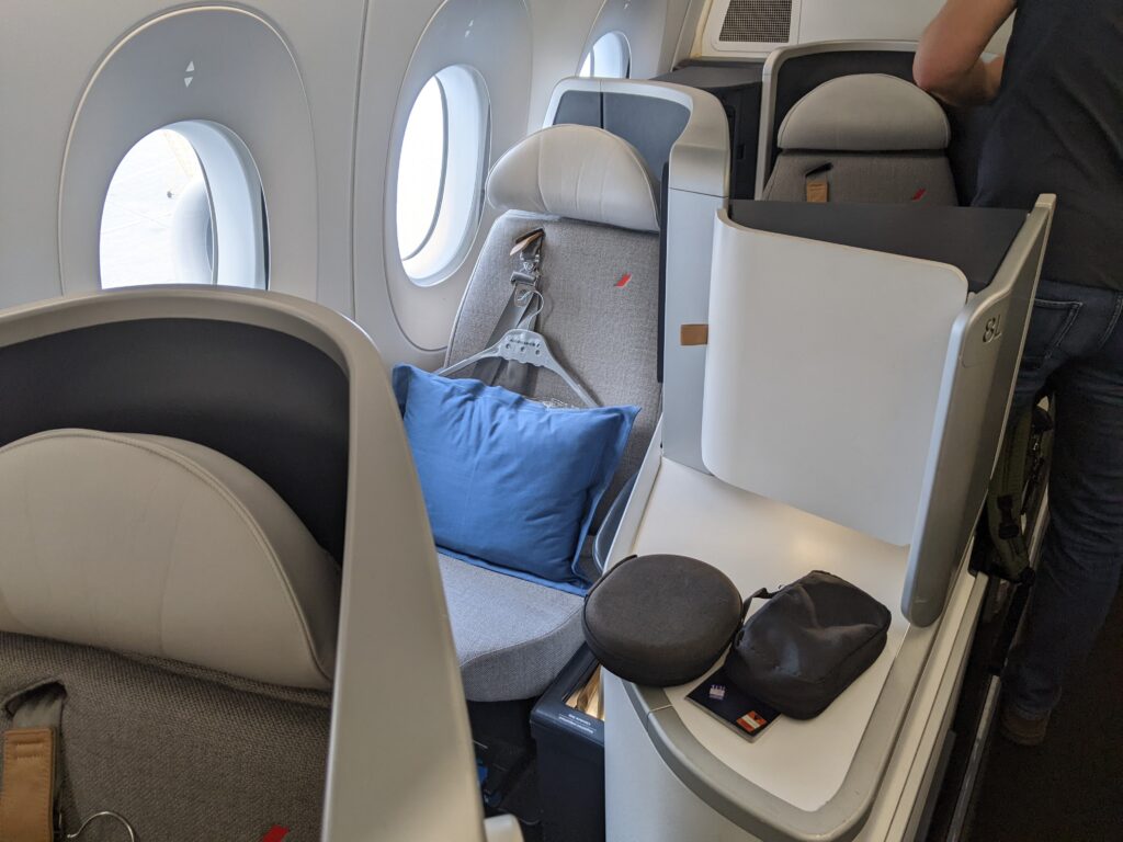 Air France A350 Business Class Seat