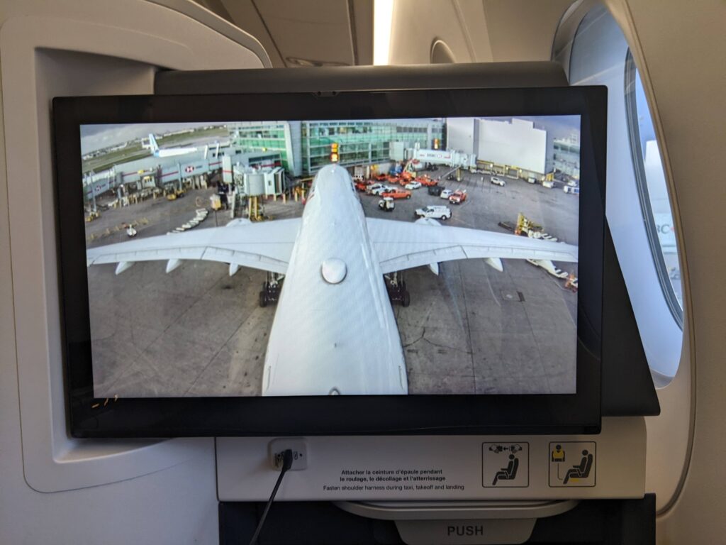Air France A350 Business Class IFE