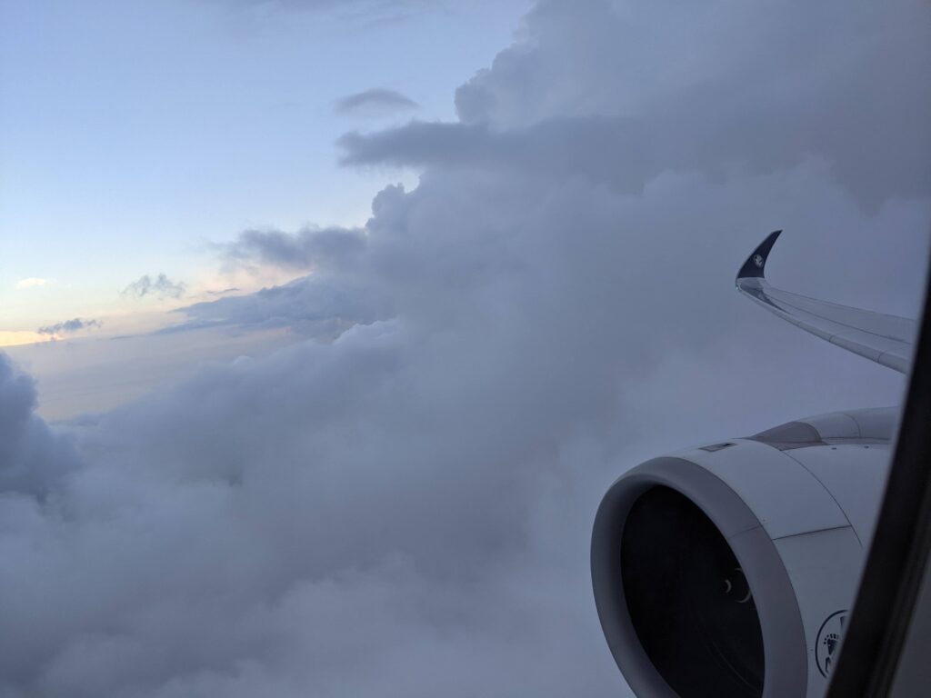 Air France A350 Business Class Departure