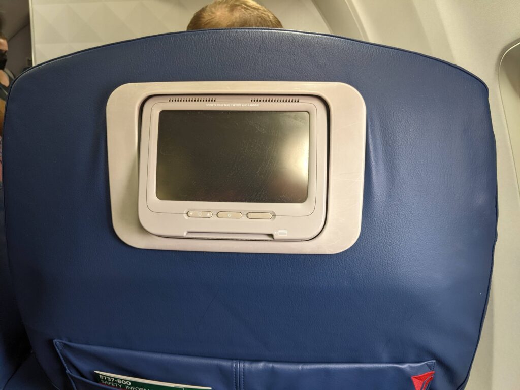 Delta 737-800 First Class