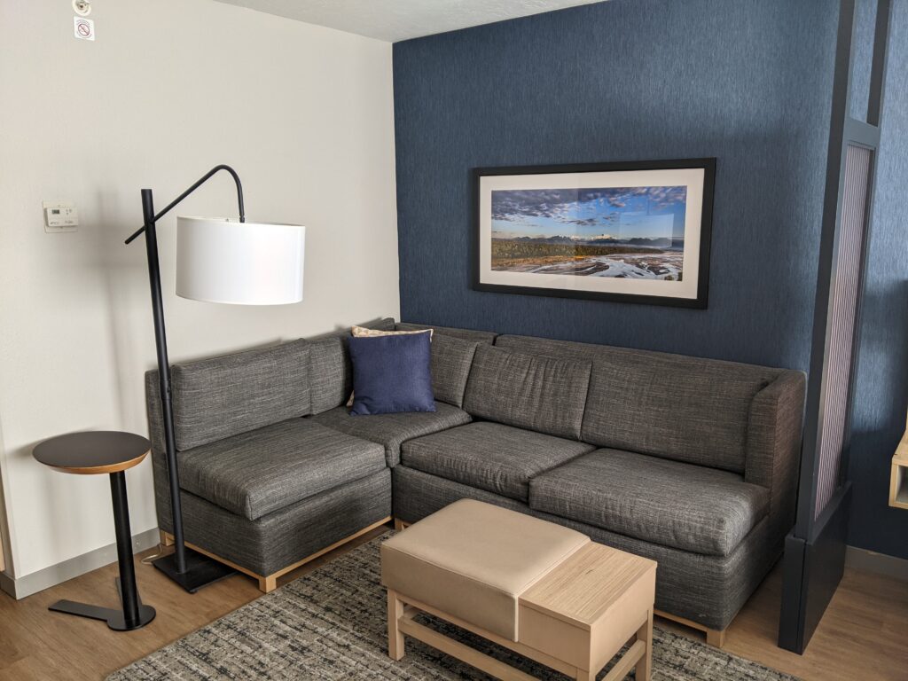 Hyatt Place Fairbanks Alaska Sitting area.