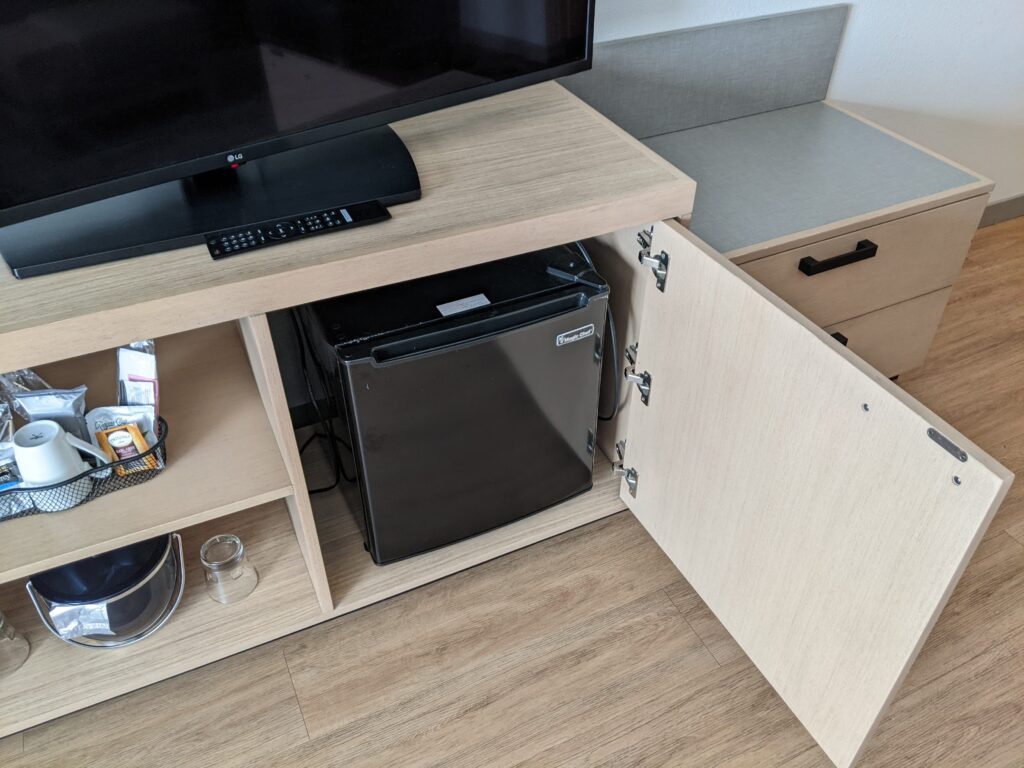 Hyatt Place Fairbanks Alaska Mini Fridge