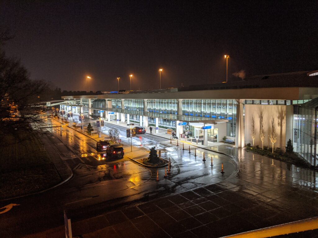 GSP Airport Land Side Before Sunrise