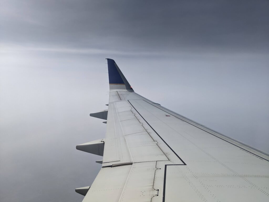 United ERJ175 Economy Window View