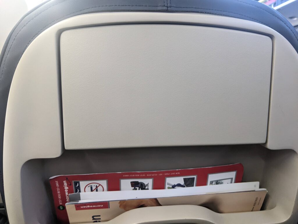 Norwegian 737-800 Seats