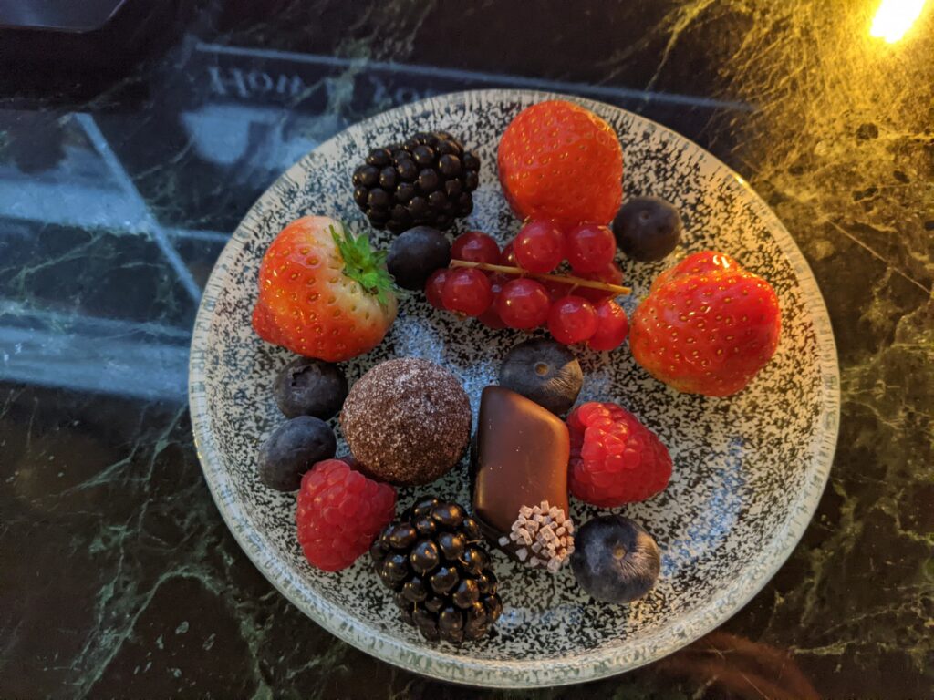 At Six Hotel Stockholm In Room Welcome Treat 