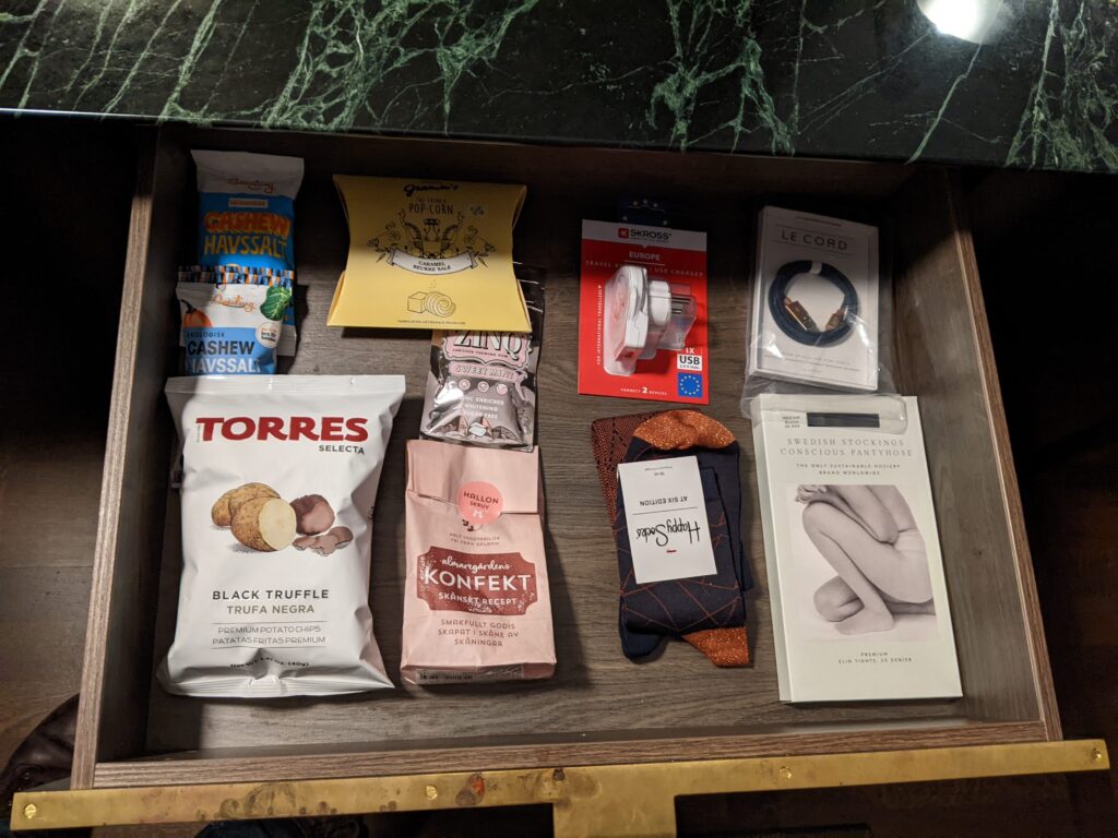 At Six Hotel Stockholm In Room Shopping