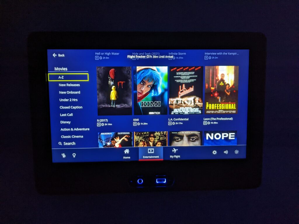 Delta 767-400 Premium Select In Seat Entertainment 