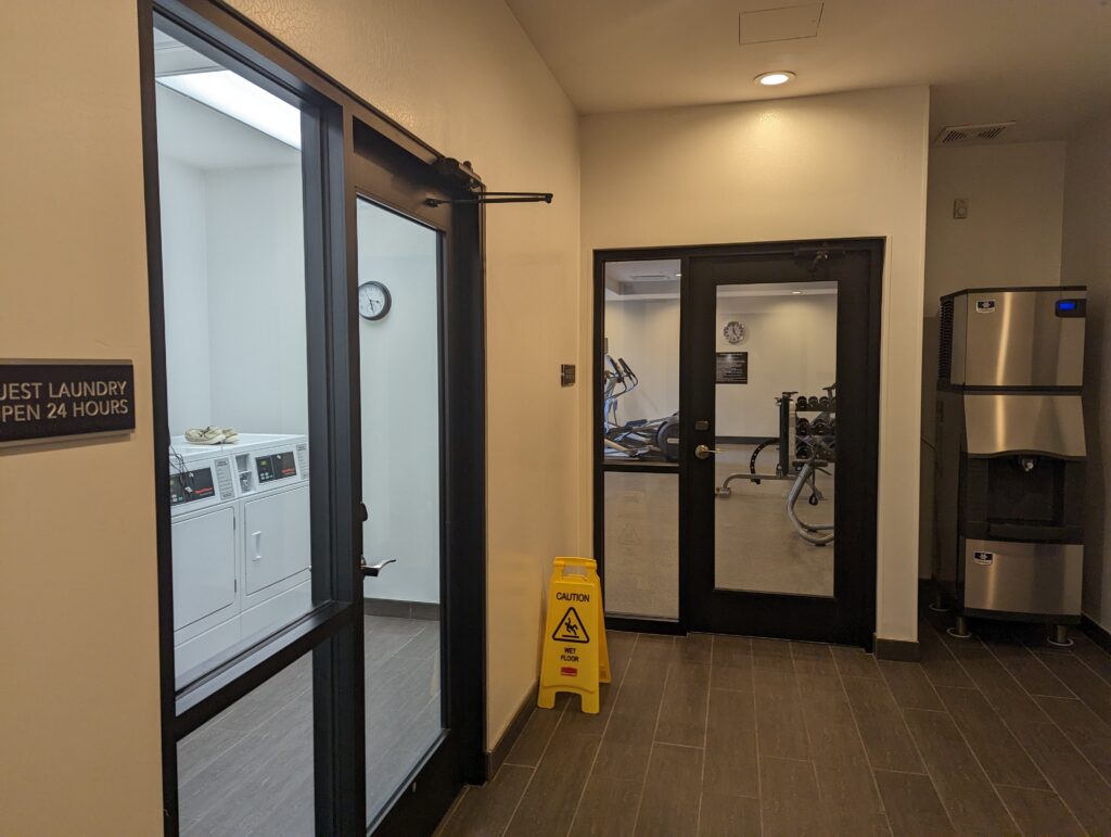 Homewood Suites West Chester Gym and laundry