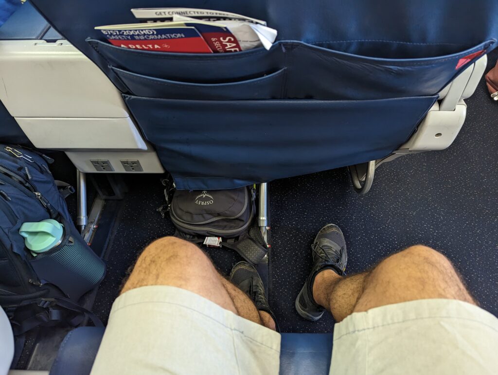 Delta 757 First Class Leg Room