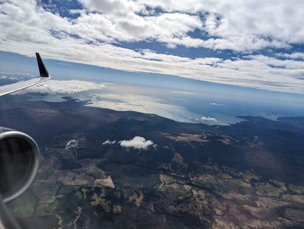 Delta 757 First Class View
