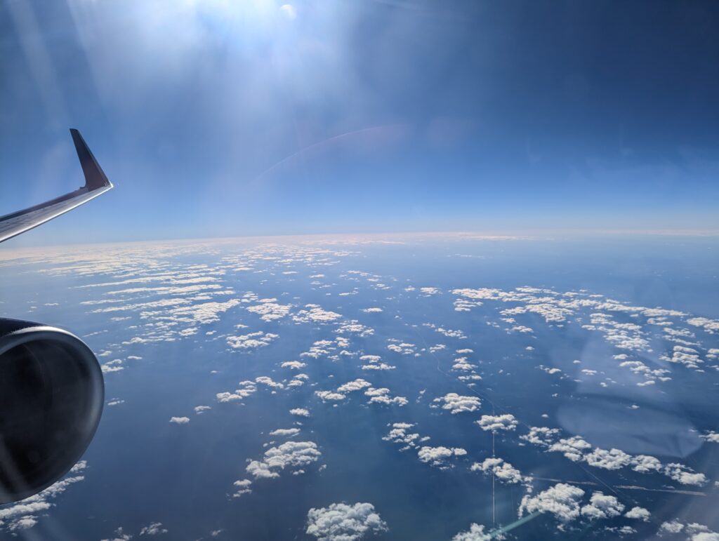 Delta 757 First Class In Flight View