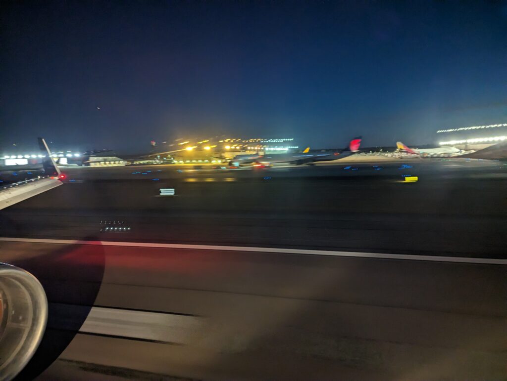 Delta 757 First Class Landing at ATL