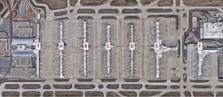 ATL Airport Terminal Layout