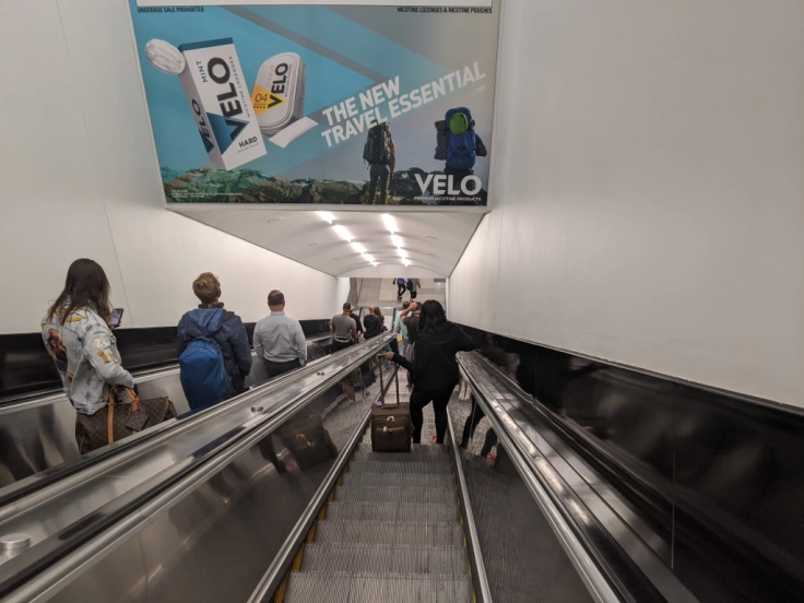 ATL Plane Train Escalator