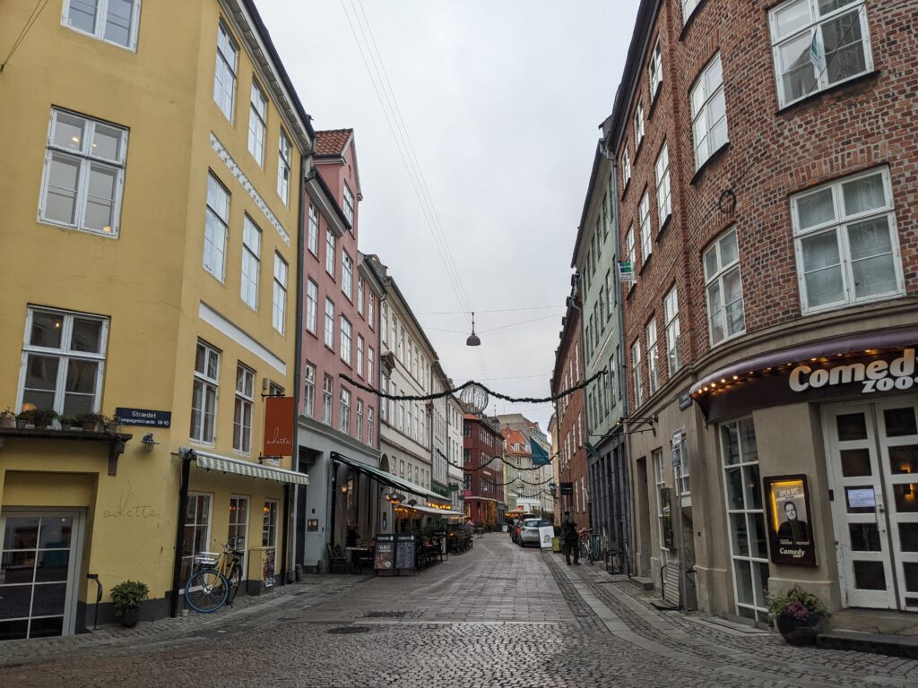 Stroget shopping street, Copenhagen, Denmark