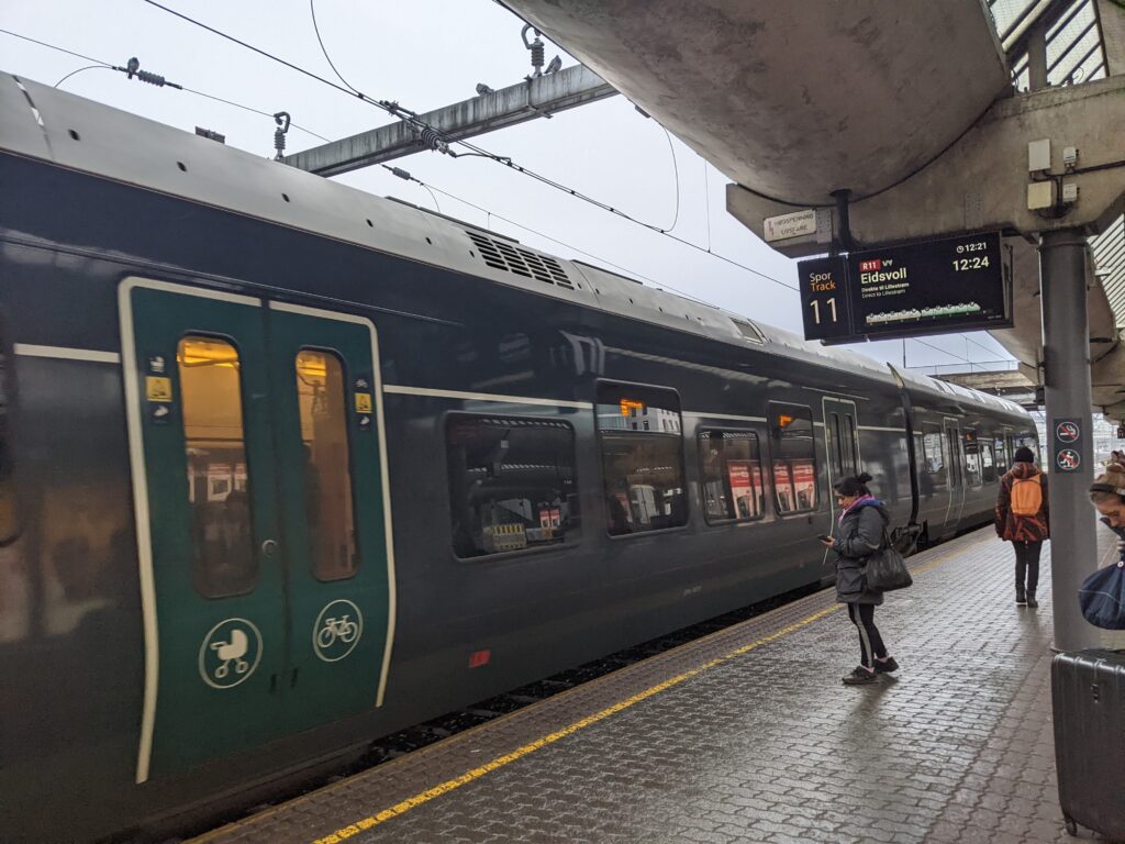 R11 Train at Oslo Central Station
