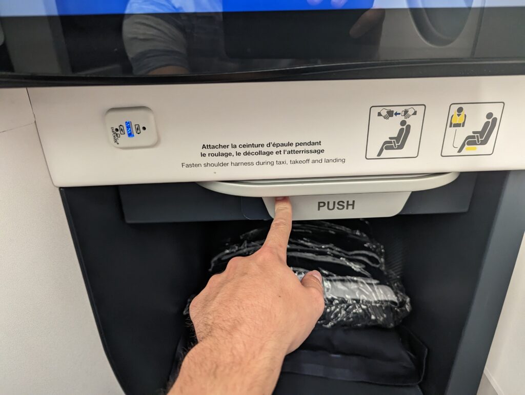Air France A350 Business Class Tray Table