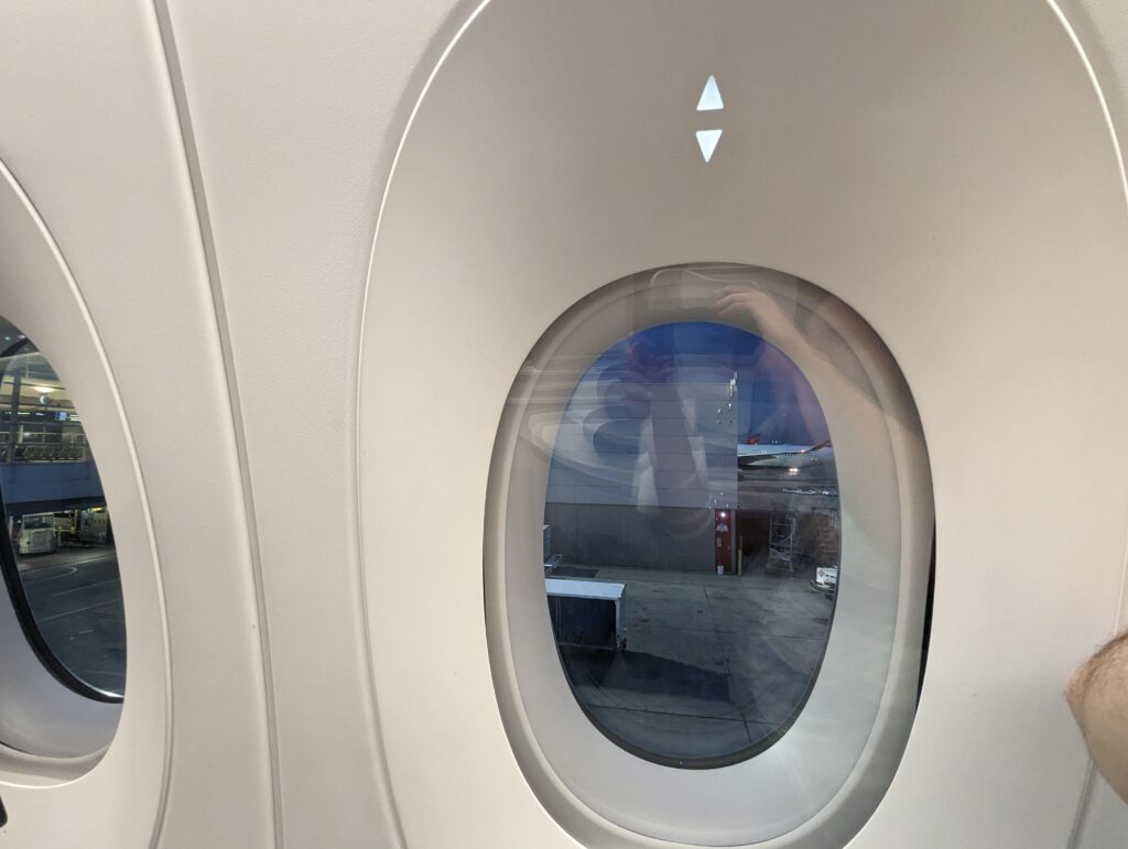 Air France A350 Business Class Window