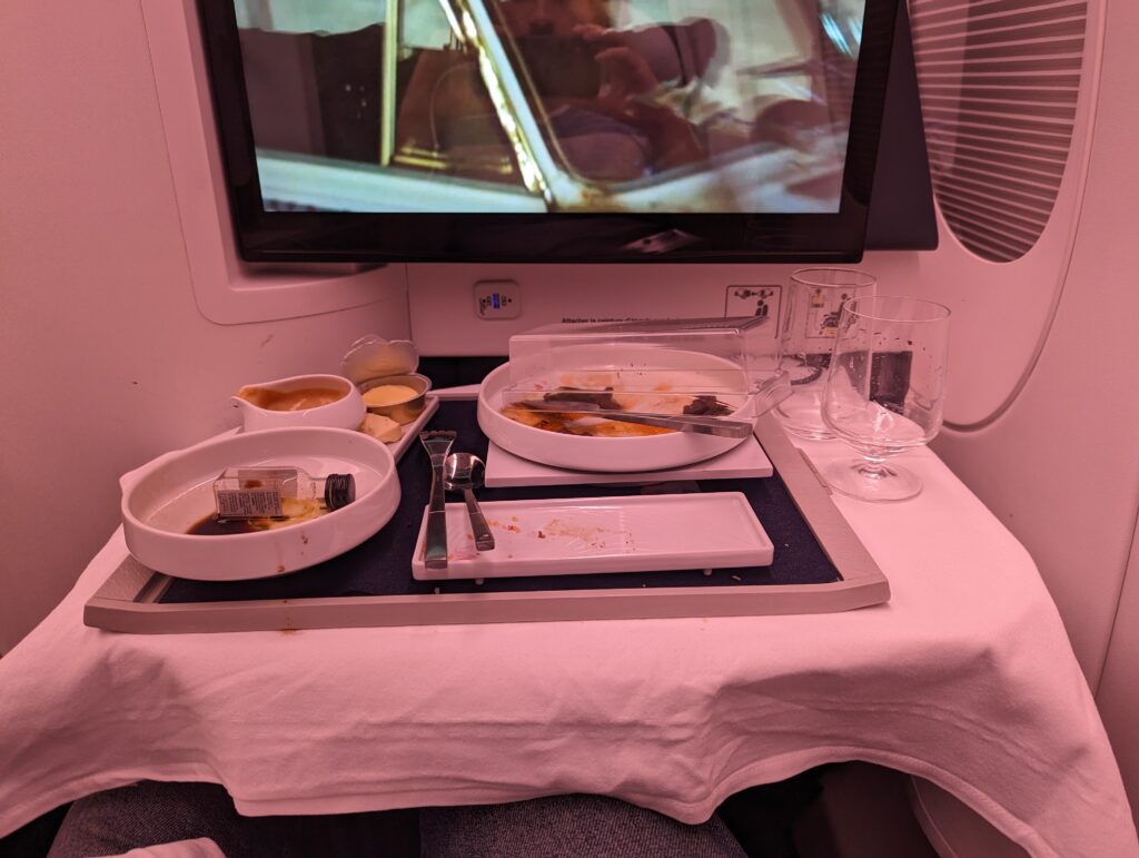 Air France A350 Business Class Desert 