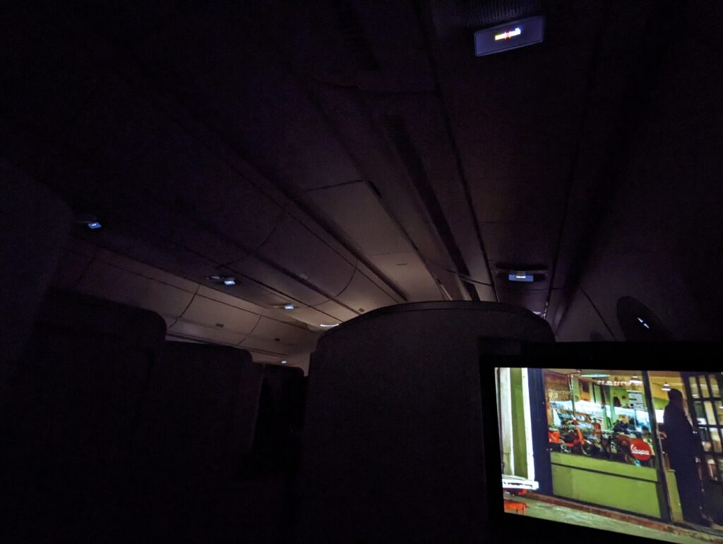 Air France A350 Business Class Sleeping