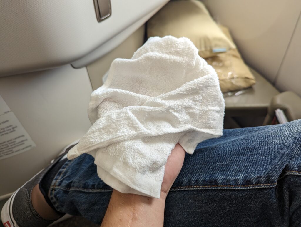 Vietnam Airlines 787-9 Business Class Towels