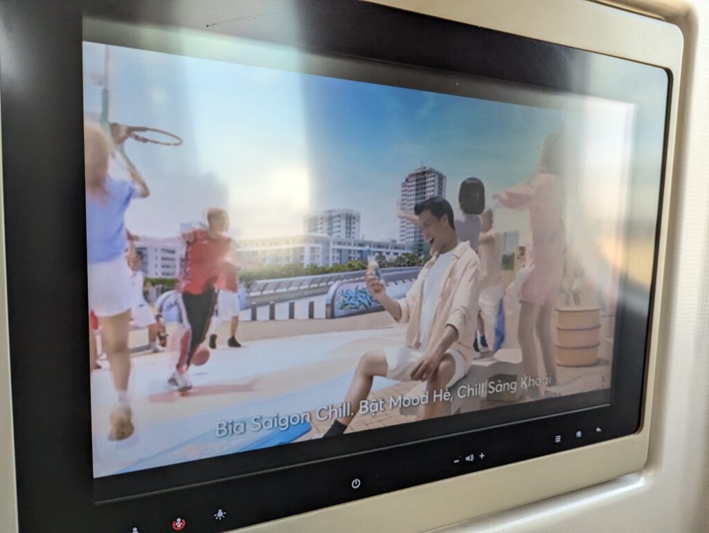 Vietnam Airlines 787-9 Business Class In Seat Entertainment 