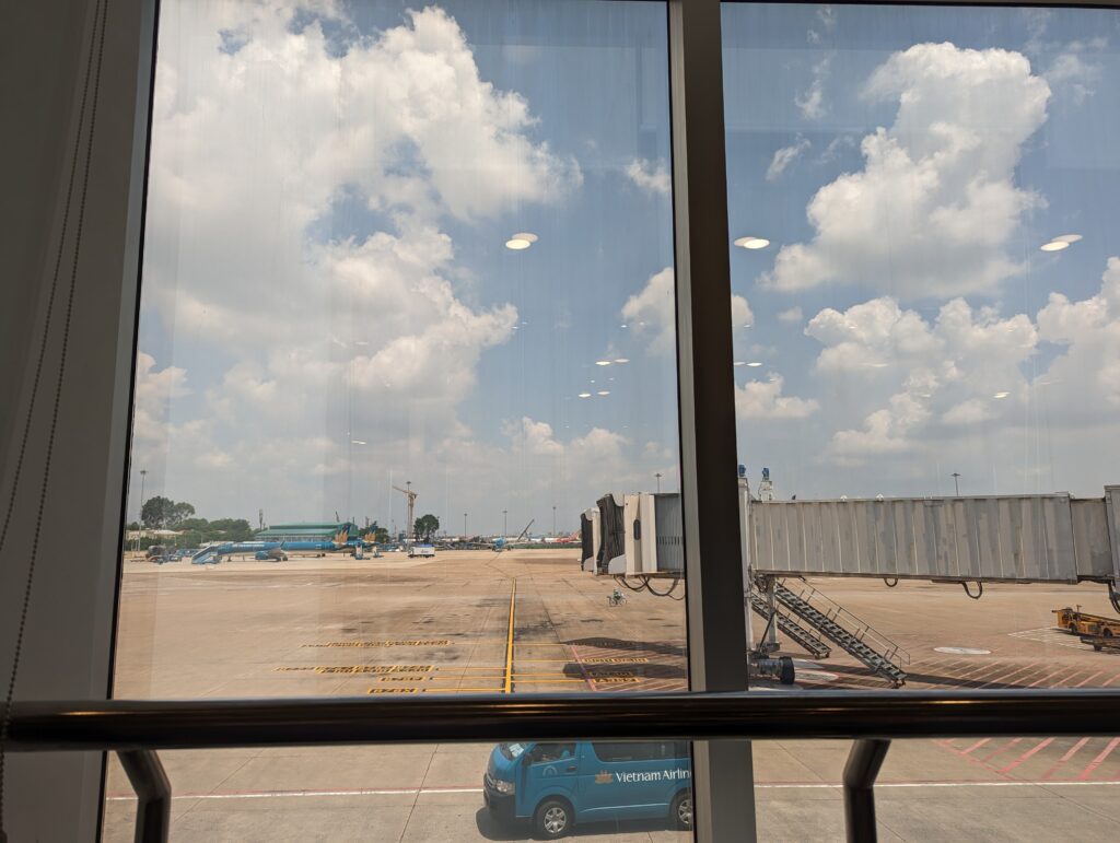 Lotus Lounge SGN Domestic Terminal View