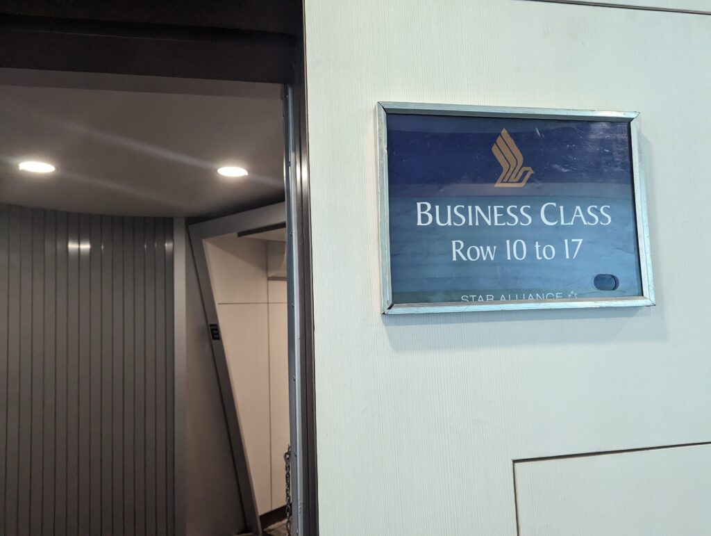 Singapore Airlines A350 Business Class Boarding