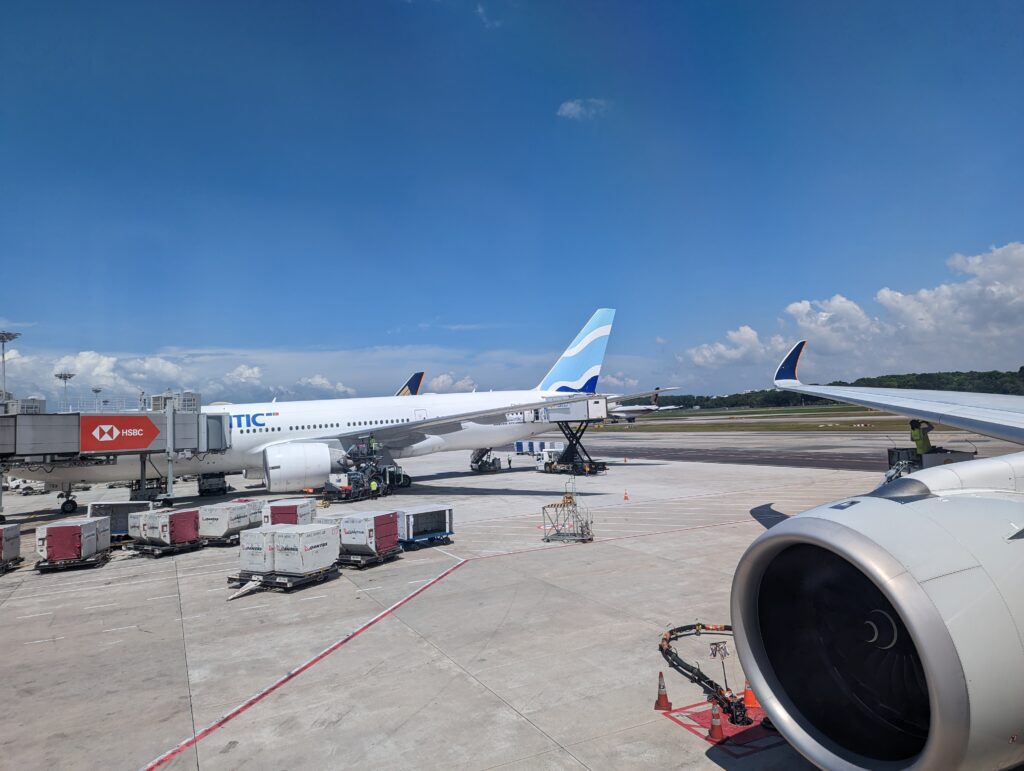 Singapore Airlines A350 Business Class Departure
