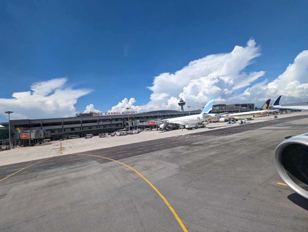Singapore Airlines A350 Business Class Departure