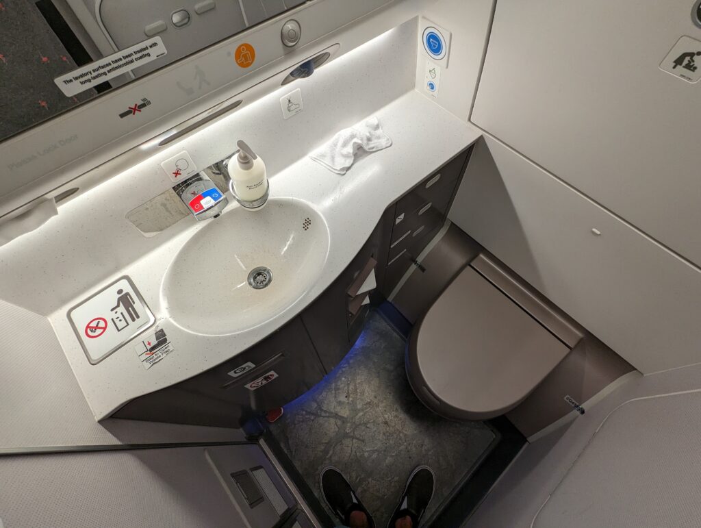 Singapore Airlines A350 Business Class Lavatory 