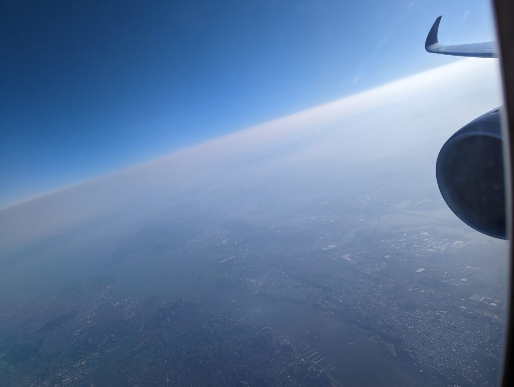 Singapore Airlines A350 Business Class Window View
