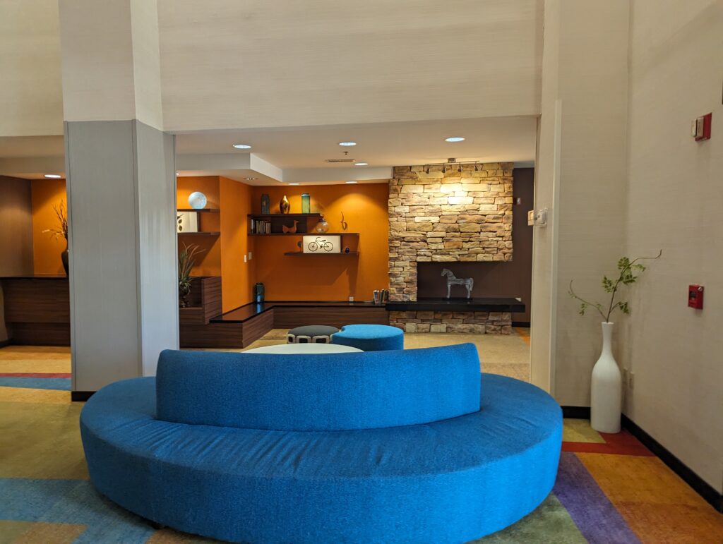 Fairfield Inn and Suites Mall of Georgia Lobby