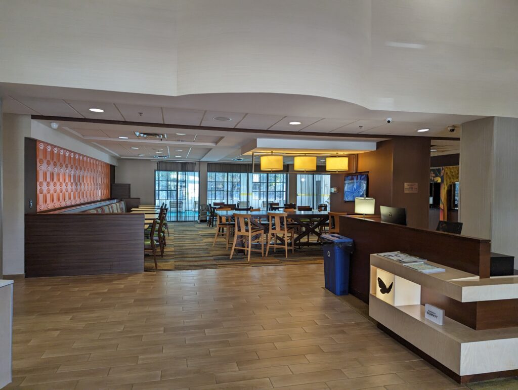 Fairfield Inn and Suites Mall of Georgia Lobby