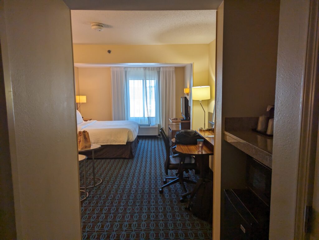 Fairfield Inn and Suites Mall of Georgia  King Bed Room 