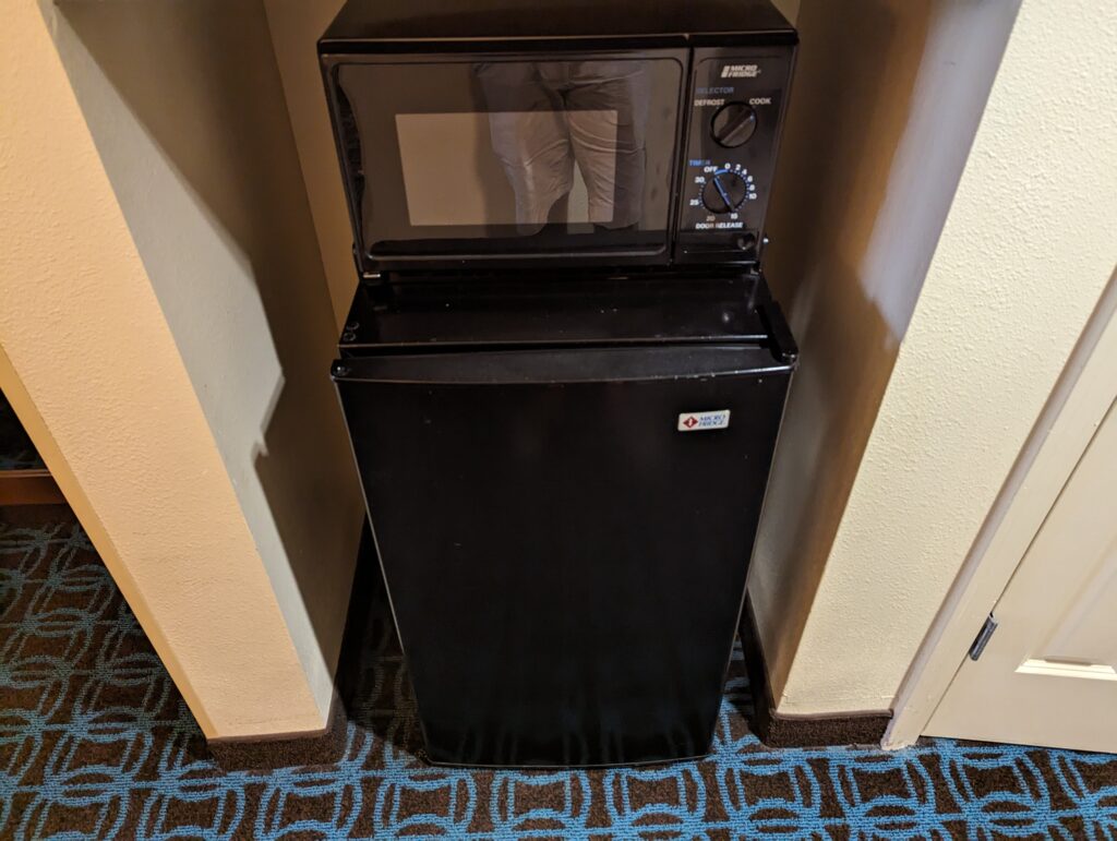 Fairfield Inn and Suites Mall of Georgia Fridge