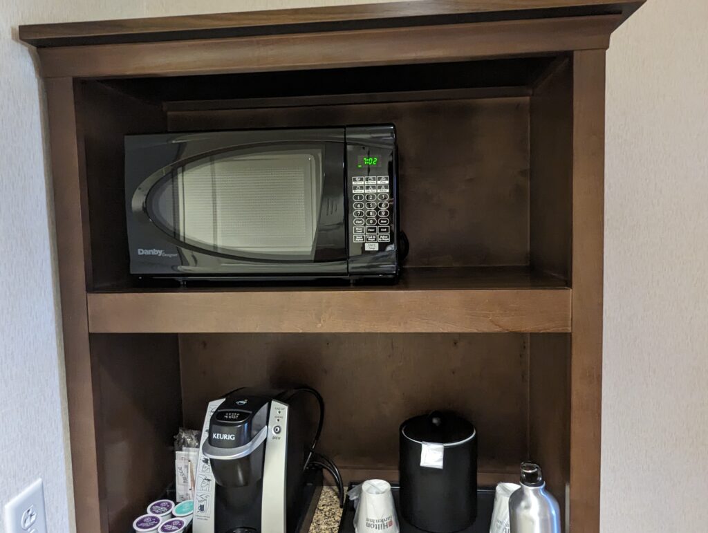 Hilton Garden Inn Exton West Chester Pennsylvania Microwave and Coffee