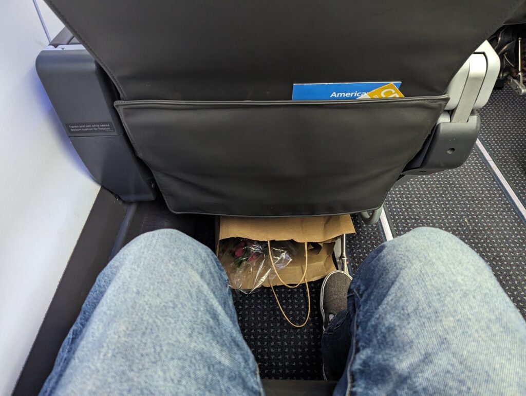 Fresh Flowers On a Plane