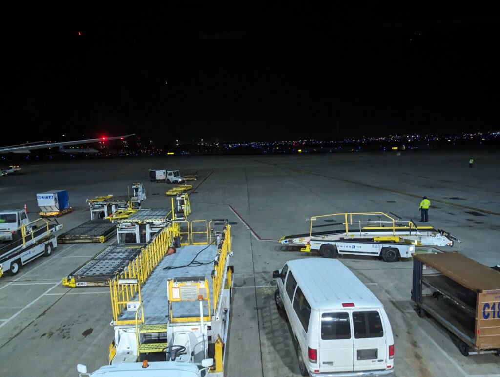 United Polaris Lounge ORD View