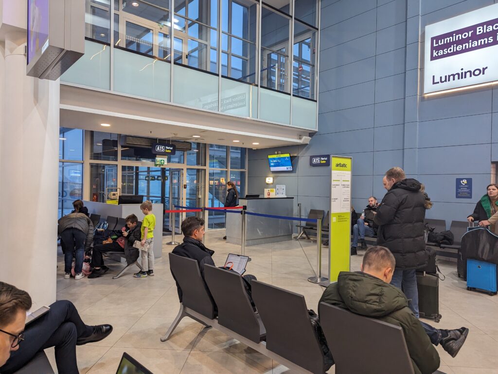 airBaltic A220-300 boarding process
