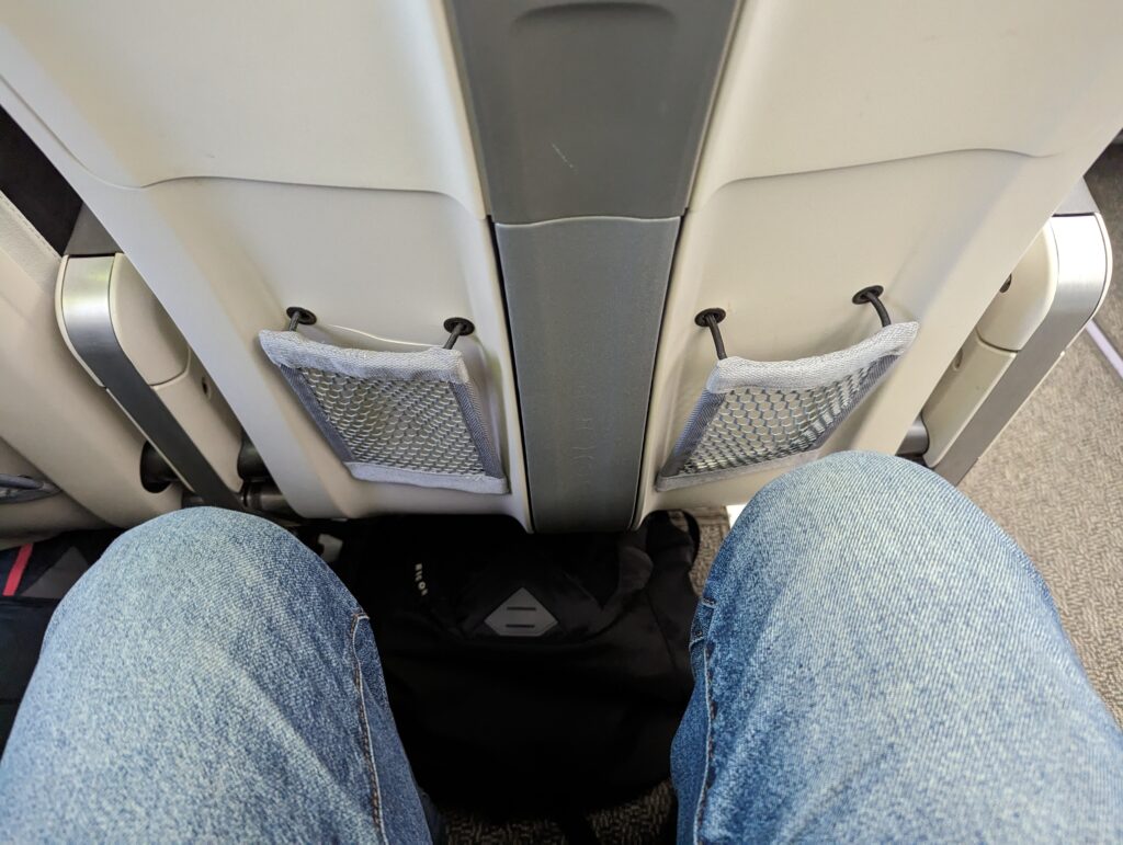 airBaltic A220-300 Economy Cabin Leg Room