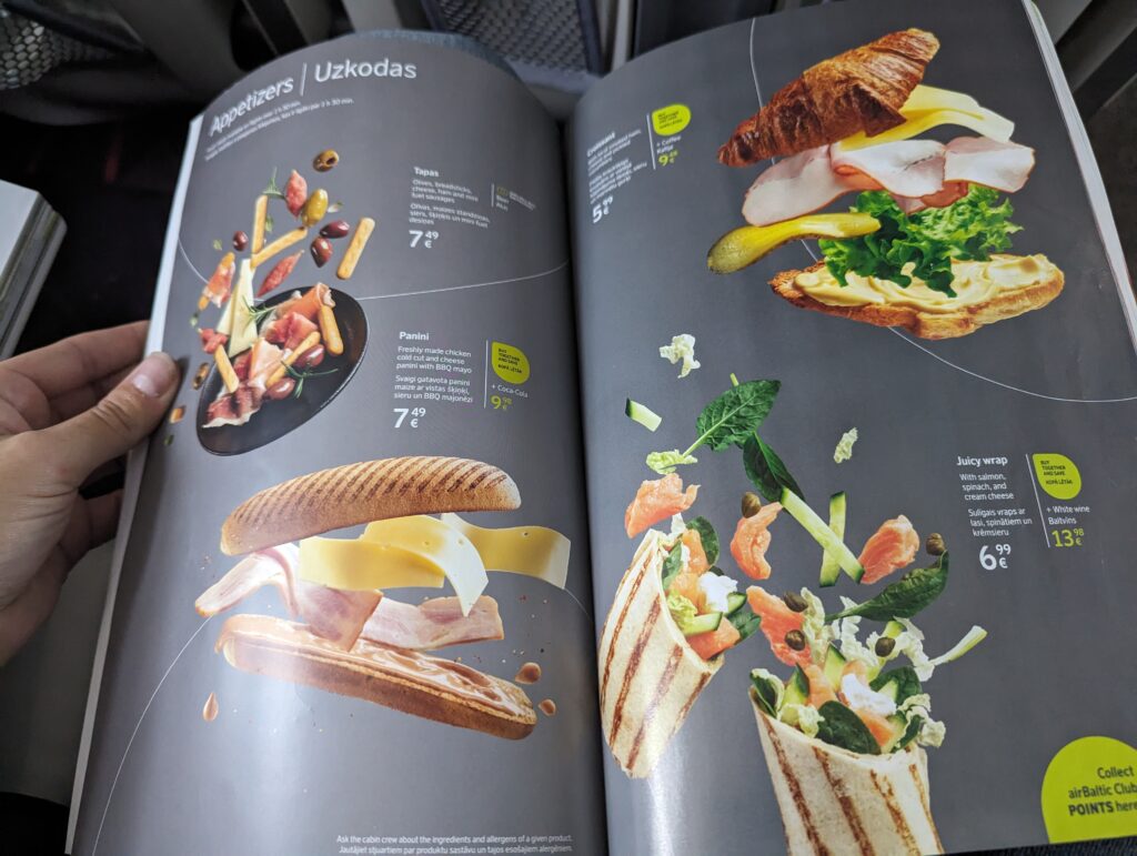 airBaltic A220-300 In Flight Cabin Service